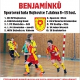 Jarní halový turnaj benjamínků - sobota 7.4.2018 v 8.00