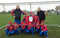 Mladší přípravka na Ondrášovka Cupu v Hrušovanech u Brna