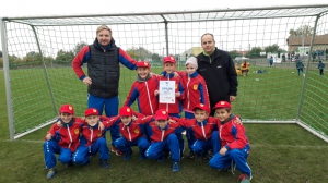 Mladší přípravka na Ondrášovka Cupu v Hrušovanech u Brna