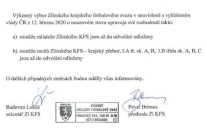 Rozhodnutí komise mládeže Slovácké Viktorie