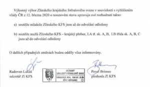 Rozhodnutí komise mládeže Slovácké Viktorie