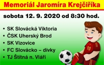 Memoriál Jaromíra Krejčiříka zcela ovládla Slovácká Viktorka!