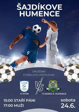 TJ Pitín vs TJ Kerko Šajdíkove Humence Pitín 24.6. od 15 hod.